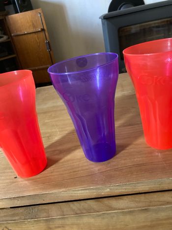 Lot de 3 verres Coca Cola collector