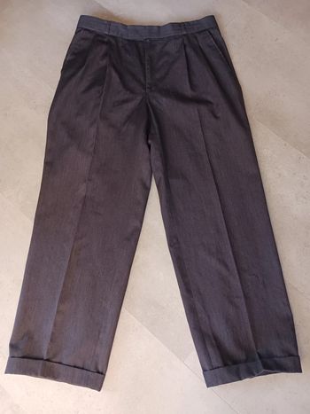 pantalon gris Taille 42 Eural laine fine