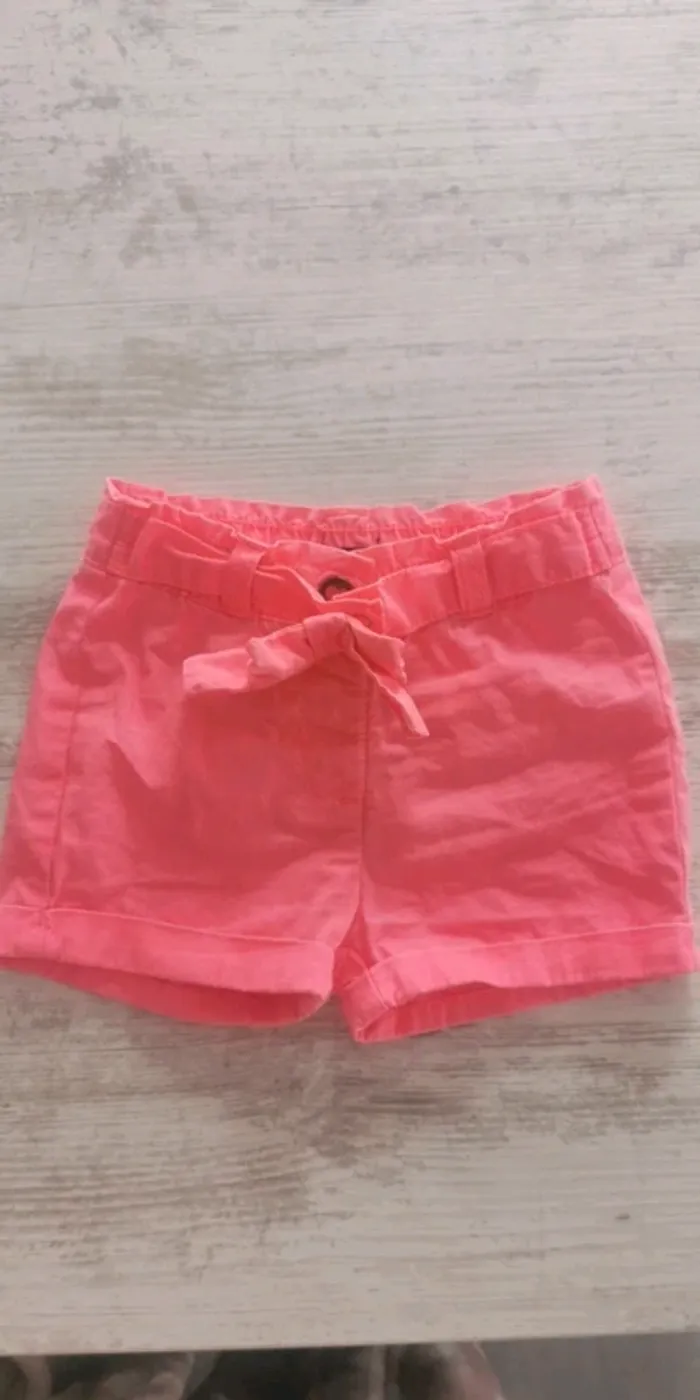 Short Kiabi 6 mois rose
