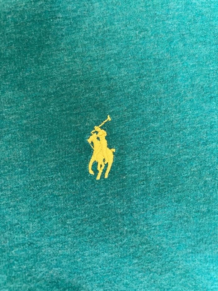 T-shirt Ralph Lauren col V vert homme taille L - photo numéro 5