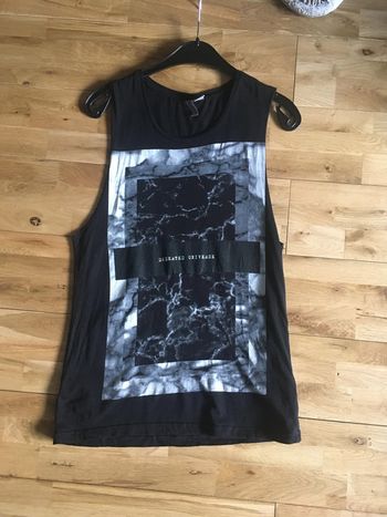 joli tshirt noir motifs h&m nickel S