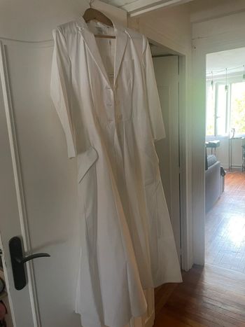 Robe Sara Roka blanche chemise
