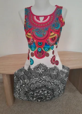 Robe d'été multicolore 💫1001 idées 💫 Taille 36-38