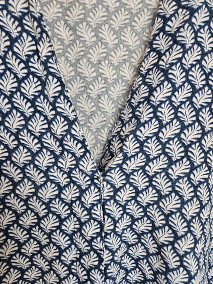 Robe bleu et blanche H&M T.44 - photo numéro 4