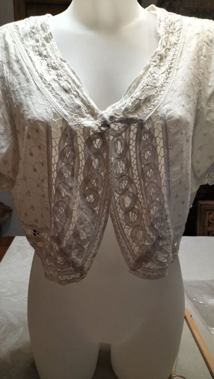 Gilet court fantaisie