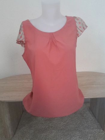 Blouse manches plissé 💫On parle de vous Paris💫Taille  38-M