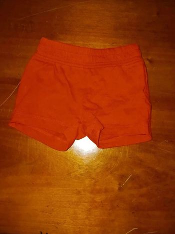 Short rouge 3 mois influx