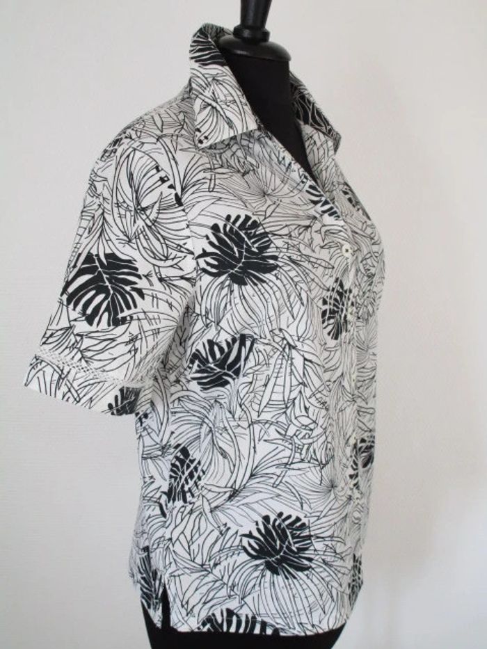 Chemise imprimé feuillage Jac Jac 40 NEUVE - photo numéro 4