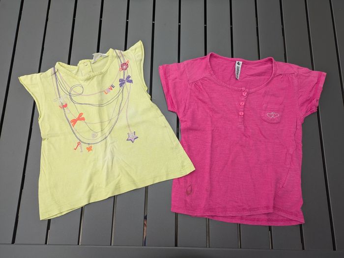 Lot 12 vêtements été mi saison fille 4 ans - photo numéro 9