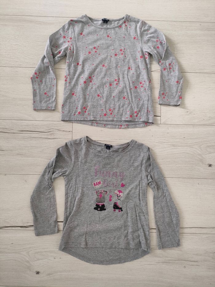 2 maillots manches longues