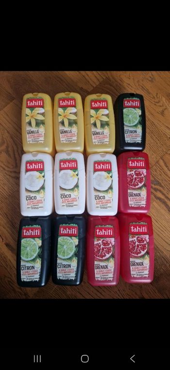 12 gels douche