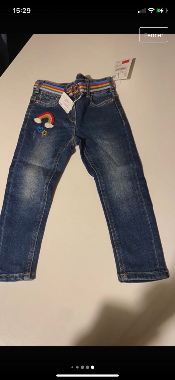 Lot pantalon/legging fille - photo numéro 7