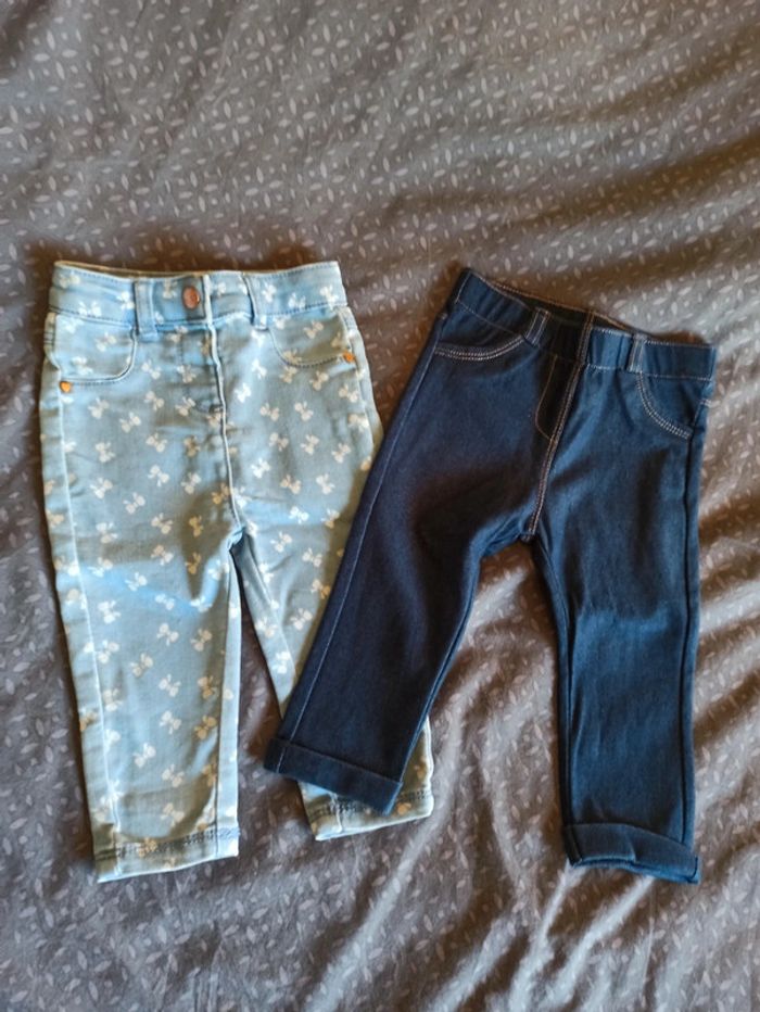 Lot pantalon/jegging 9mois