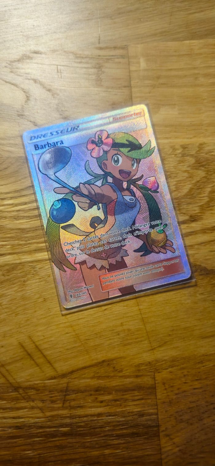 Carte Pokemon Barbara 145/145