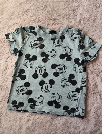 T shirt gris garçon Mickey