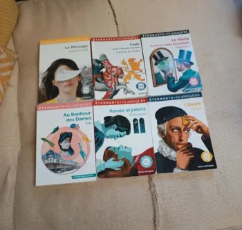 Lot de 6 livres de la collection étonnants classique.
