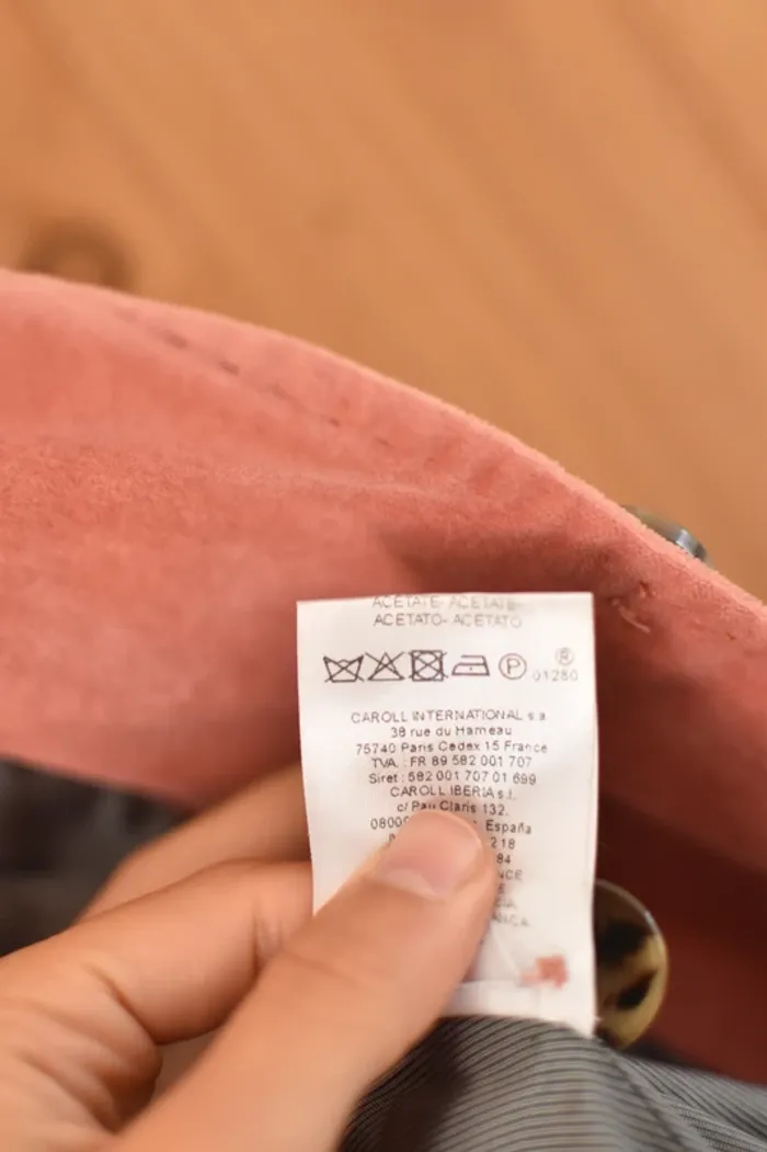 Blazer Caroll en taille 38 (M) - Bon état - photo numéro 9