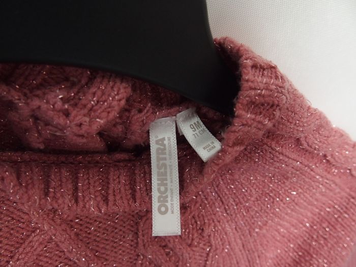 Pull laine rose paillette - photo numéro 6