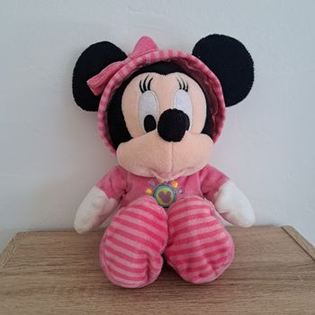 Peluche Minnie Mouse rose – Pyjama bébé Disney