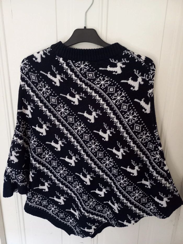 Poncho / Pull Cape d’Hiver - photo numéro 2