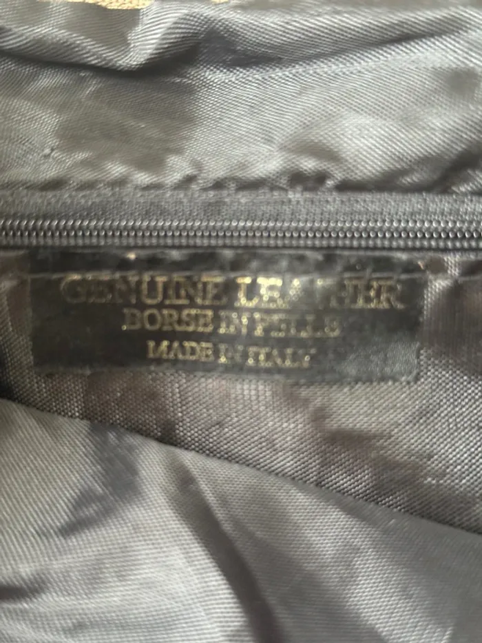 Sac à main en cuir véritable – marron - photo numéro 4