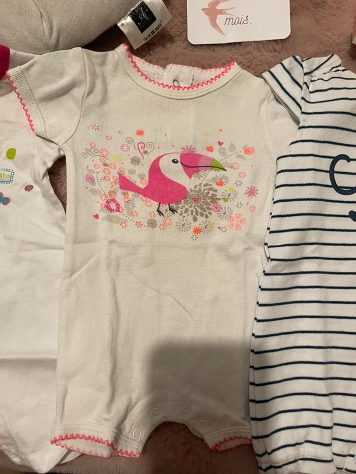 Lot de 3 combi short 3 mois - photo numéro 3
