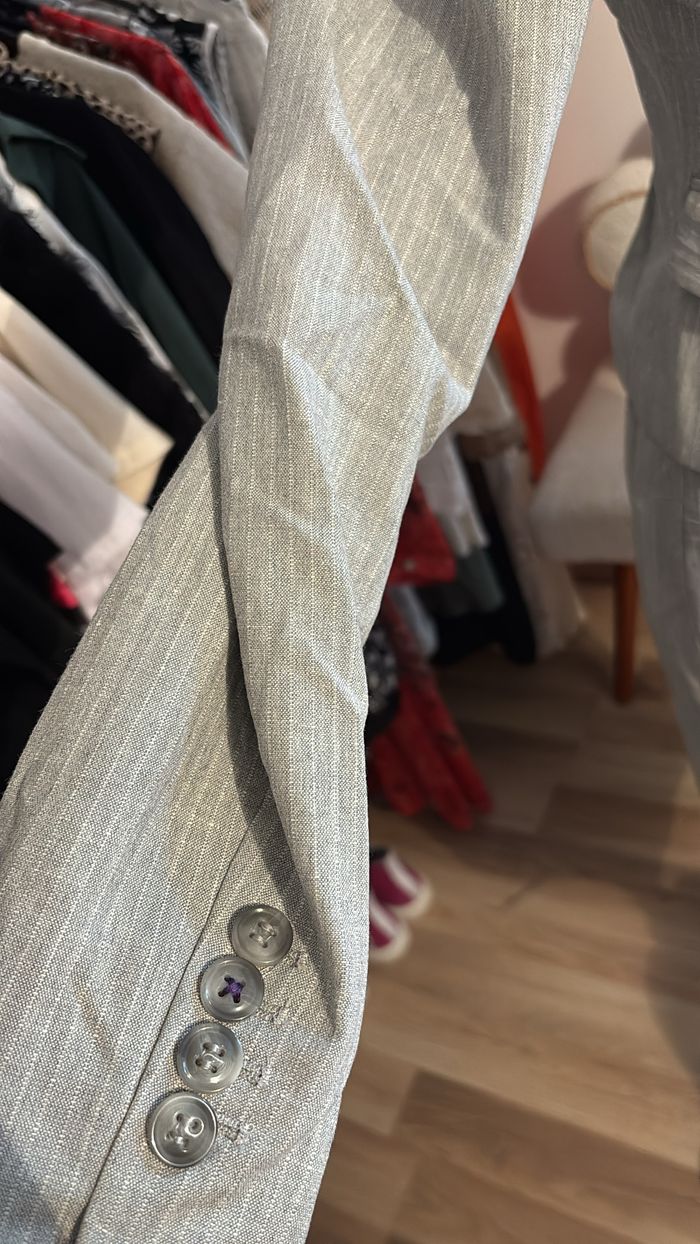 Ensemble tailleur gris jupe + blazer Mexx T38/40 - photo numéro 2