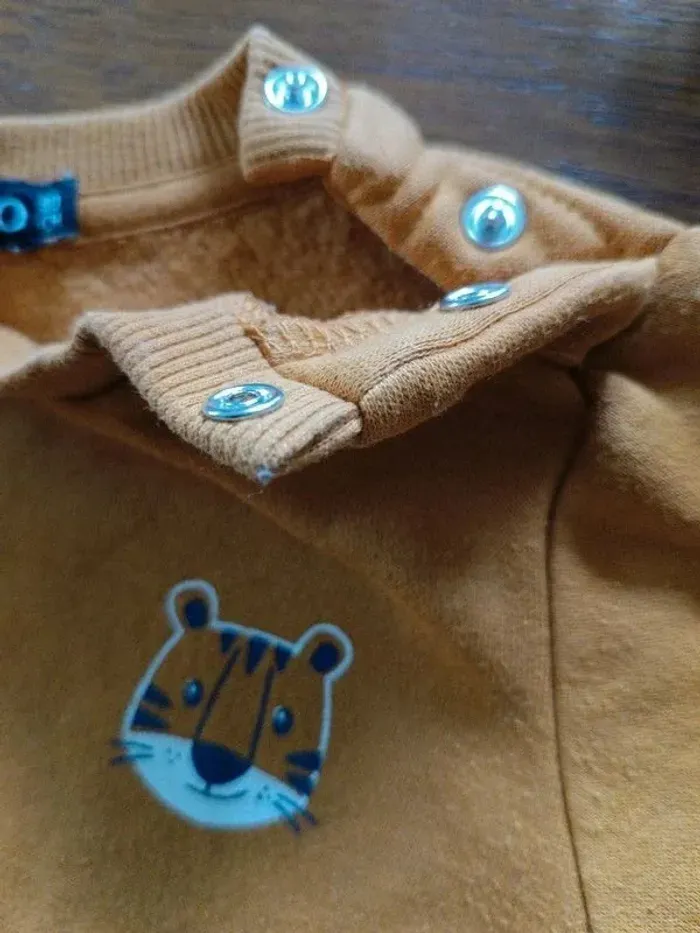 Sweat moutarde In Extenso 12M - photo numéro 4