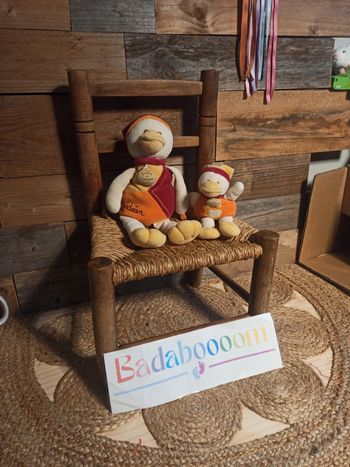 Peluche doudou Gédéon canard doudou et compagnie BE