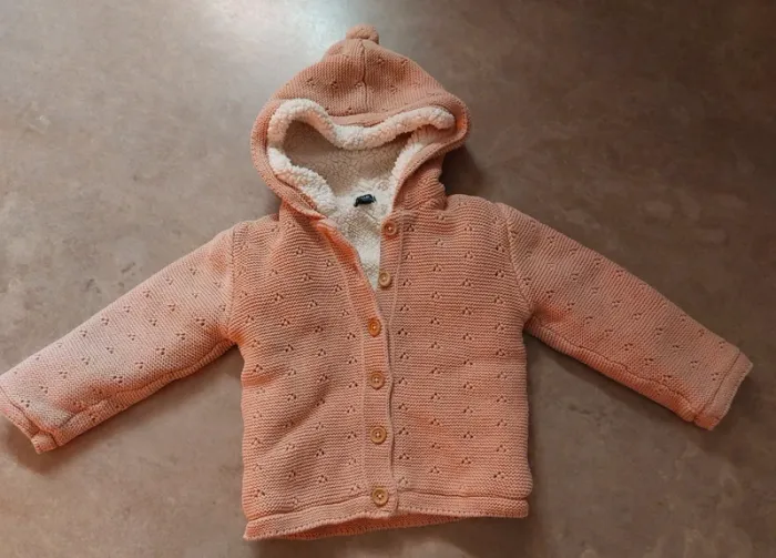 Manteau fille intérieur polaire