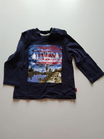 tee shirt manches longues levis garcon 12 mois