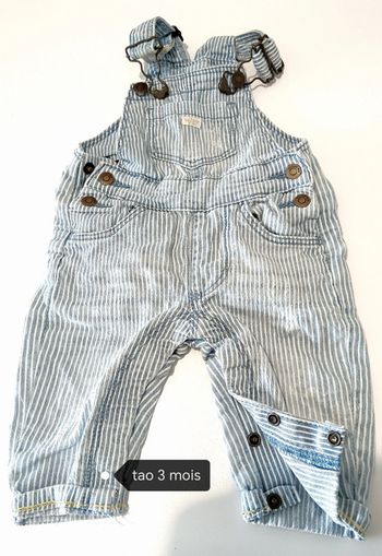 Salopette jeans bébé
