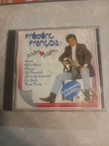 CD Frédéric François 20 ans 20 hits 