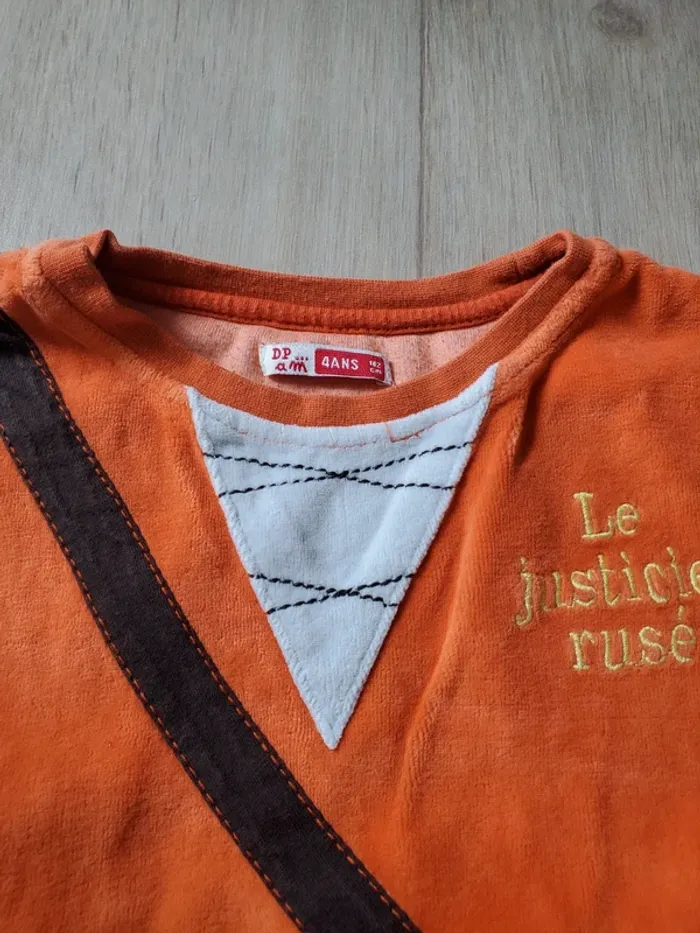 Pyjama velours DPAM 4 ans - photo numéro 3