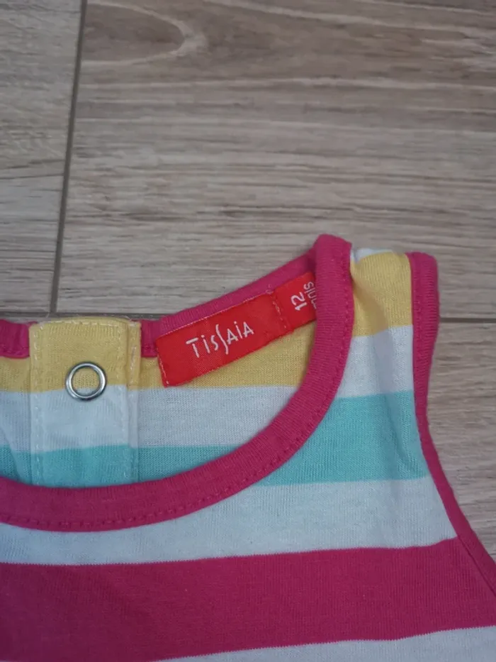 Lot de 2 robes d'été fille 1 an - photo numéro 3