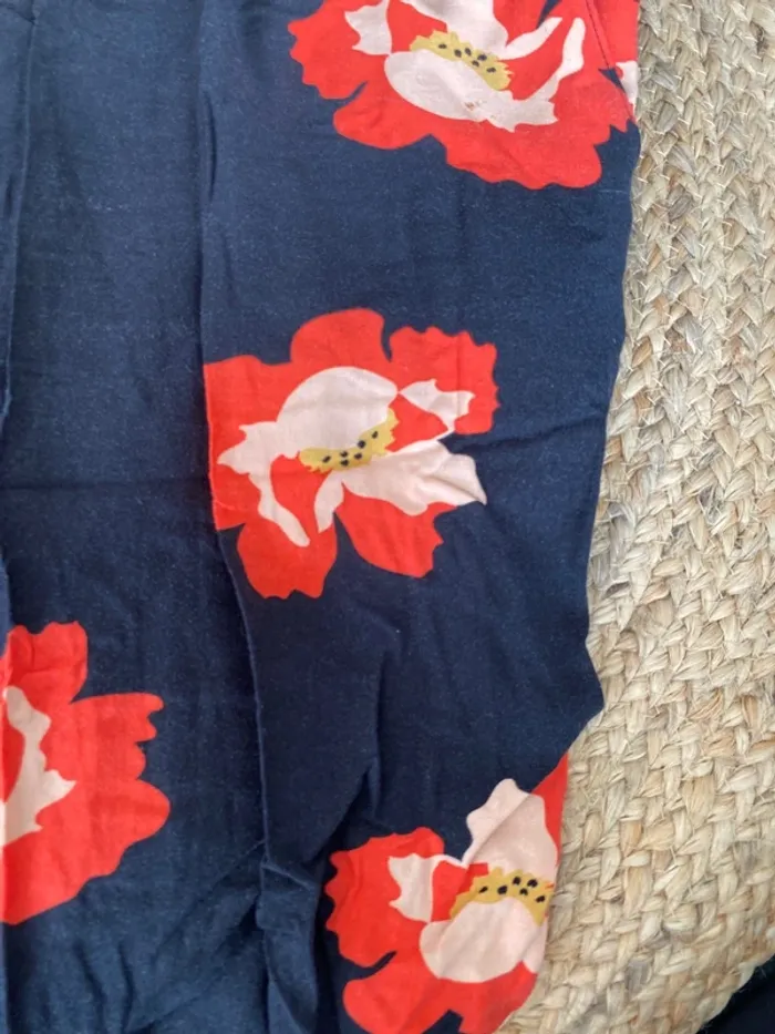 Pantalon de grossesse fleurs - photo numéro 2