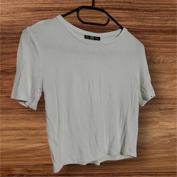 Crop top blanc, Zara - 38/M