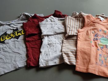 Lot de 5 t-shirt garçon taille 3 mois