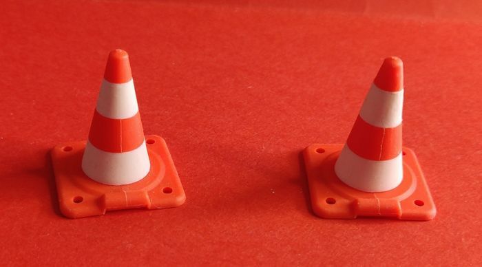 Playmobil accessoires cônes travaux publics