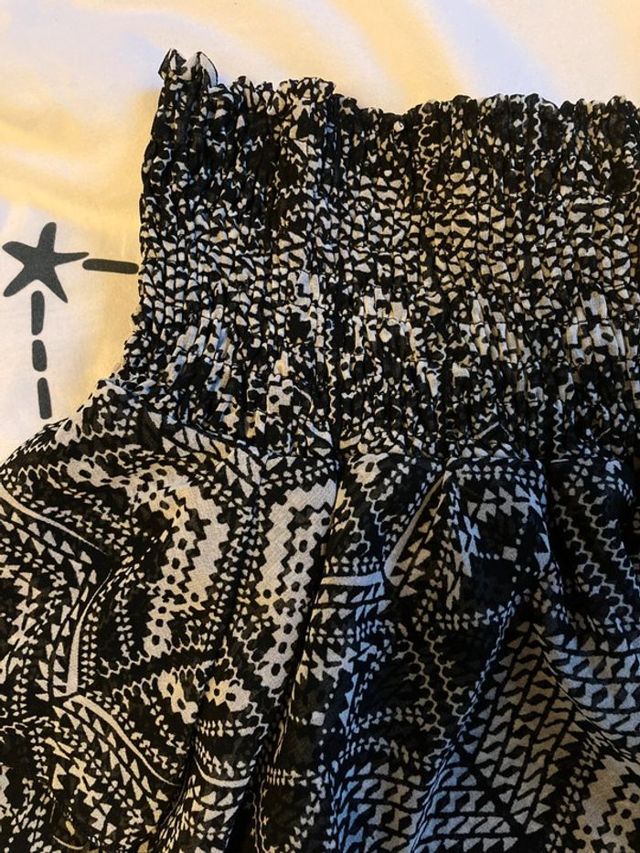 Superbe jupe noire et blanche très légère et agréable à porter || S-M || neuve - photo numéro 5