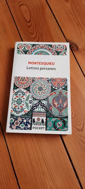 Livre scolaire Les lettres persanes de Montesquieu