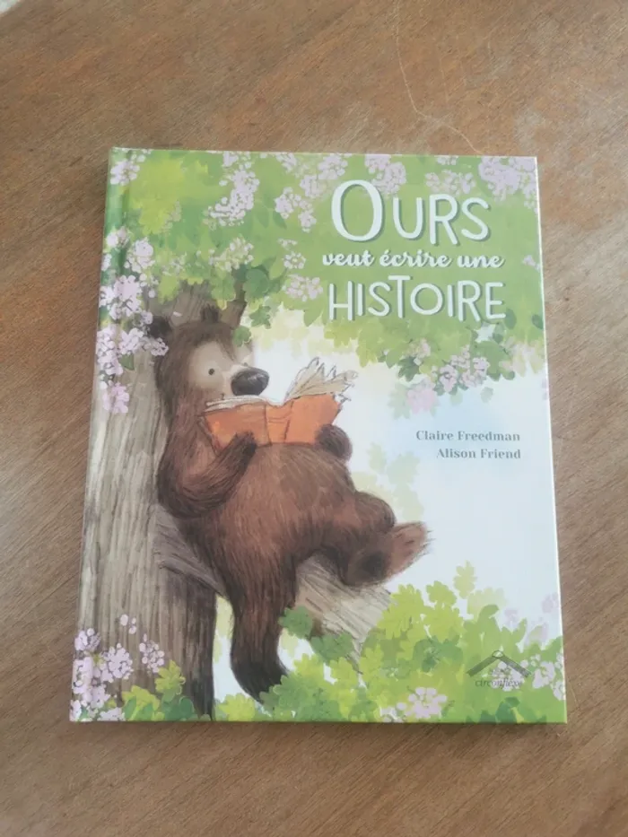 🌼 Livre Ours veut écrire une histoire – Album jeunesse Circonflexe 📖