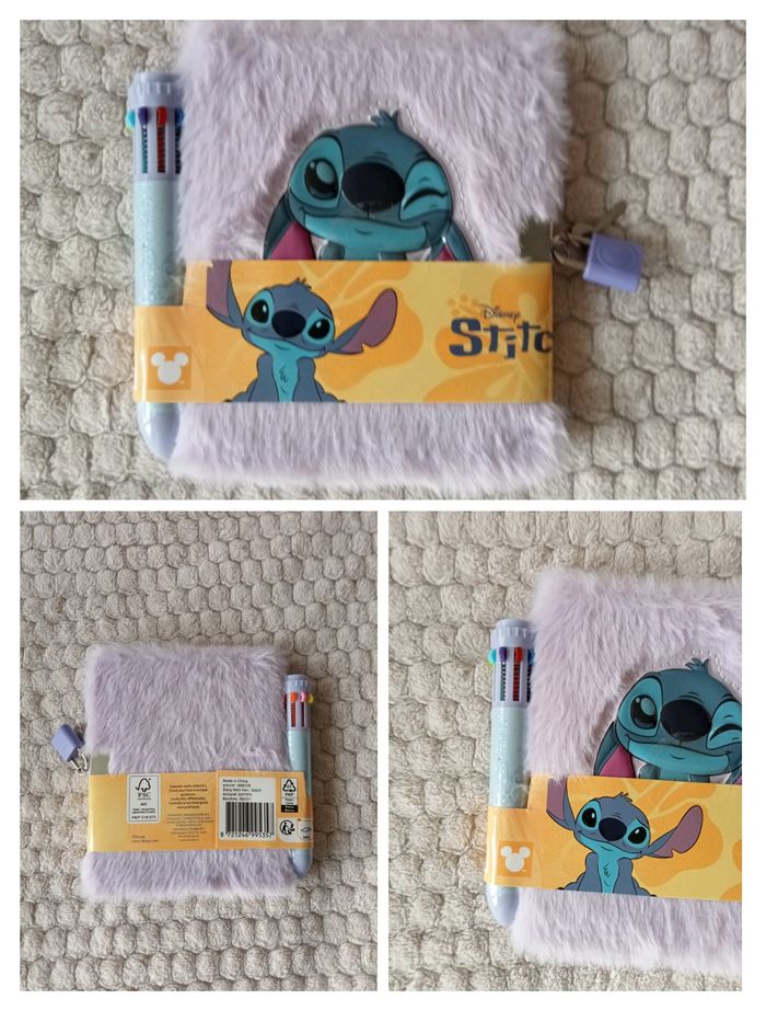 Carnet avec stylo Stitch
