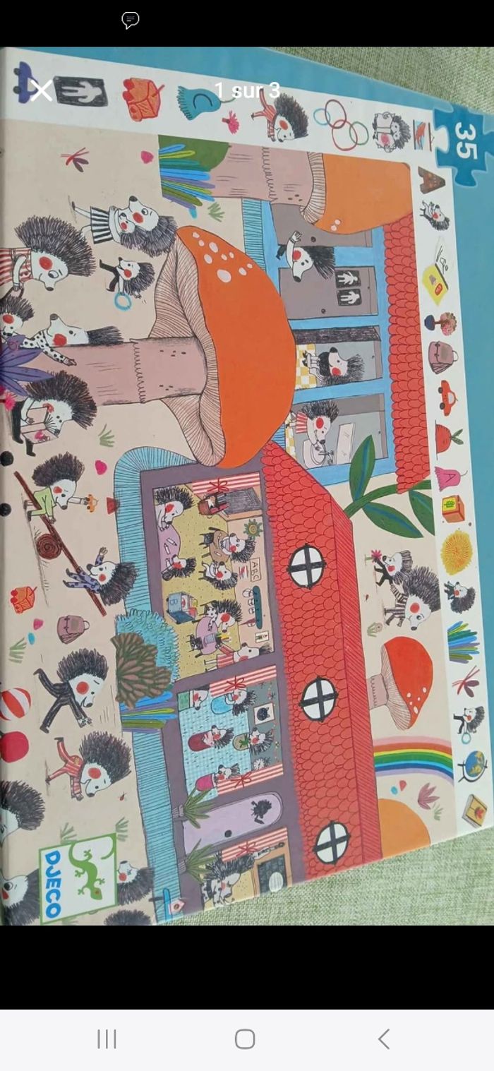 Puzzle Djeco 35 pièces