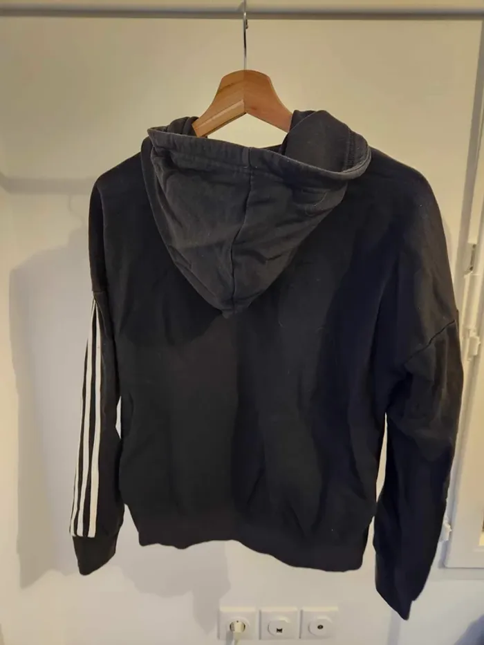 Sweat Zip capuche Adidas S - photo numéro 2