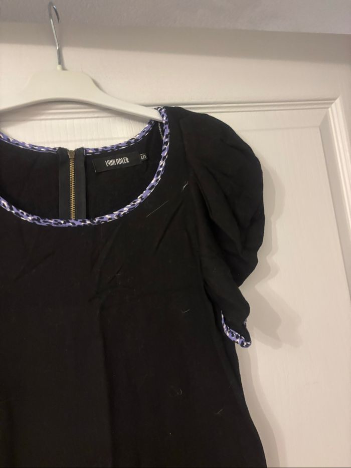 Robe noire manches courtes Lynn adler S - photo numéro 4