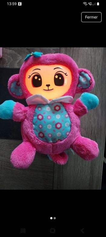 Peluche interactive vtech 