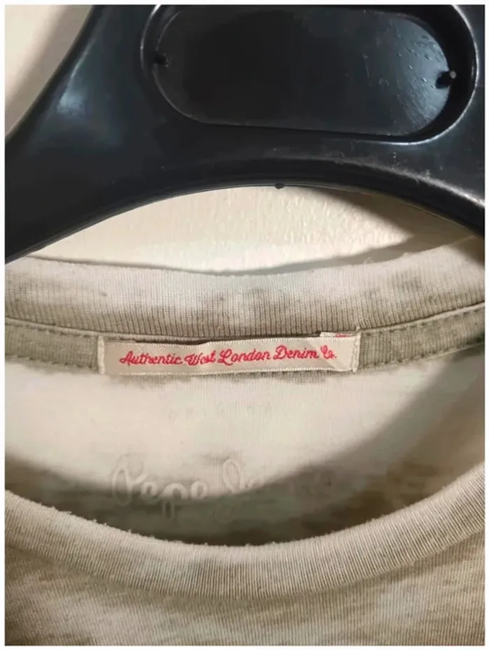 C12 blouse gris/vert Pepe jeans 8 ans - photo numéro 3