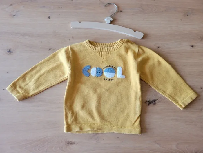Pull moutarde - 9 mois