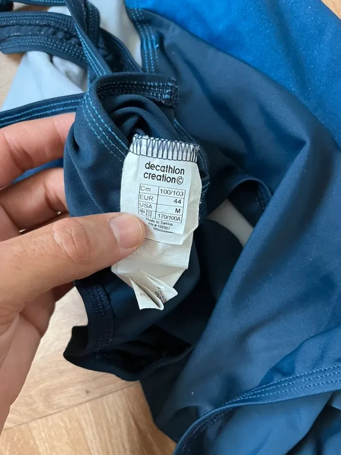 Maillot de bain une pièce bleu Tribord - photo numéro 4